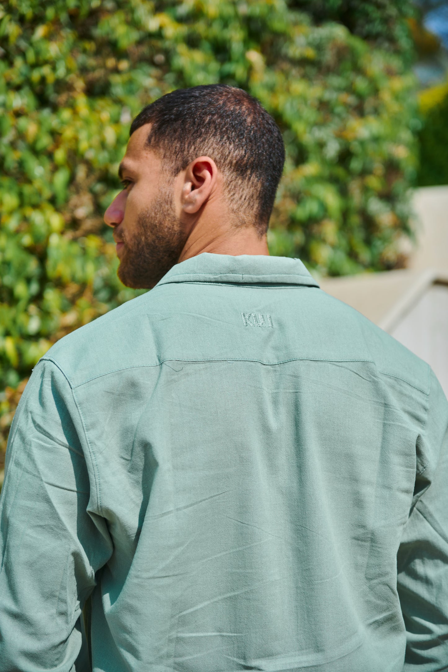 The Linen Shirt in Sage Green (Preorder)