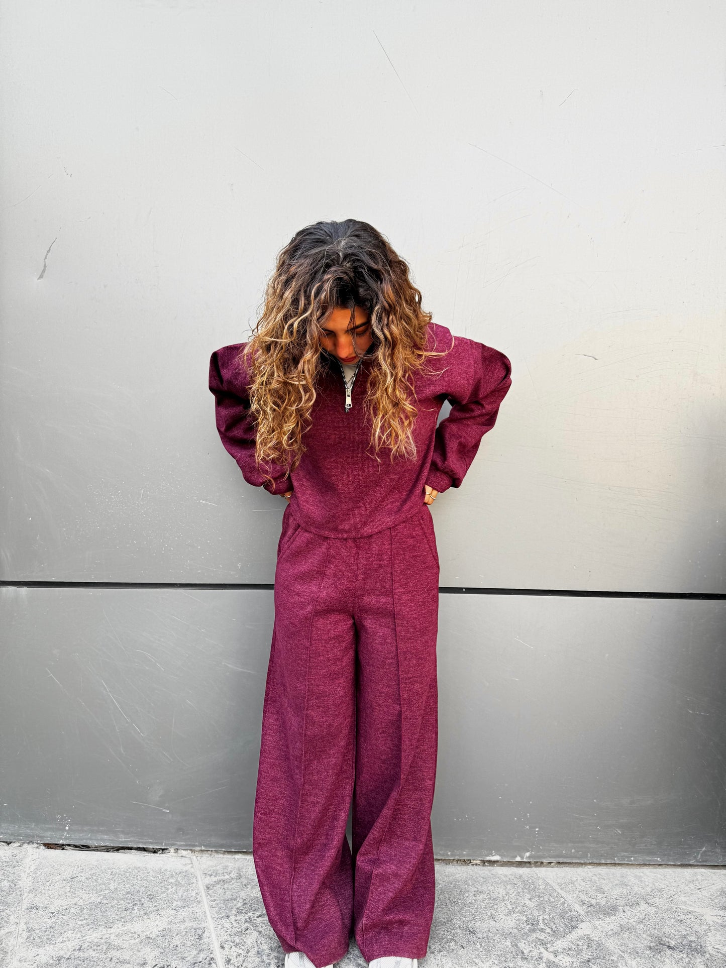 The Comfiest Set in Burgundy