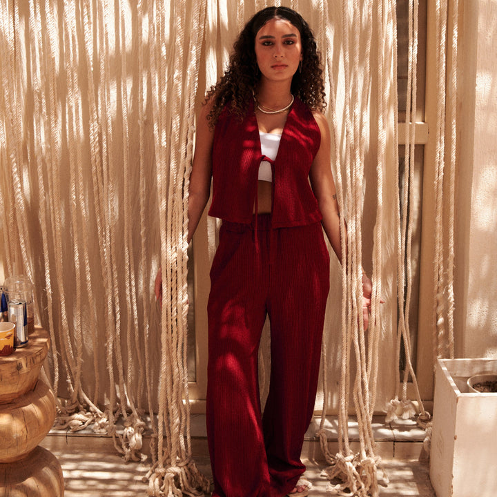 Day-Night Set in Maroon