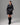 Chameleon Leather Short Coat in Black