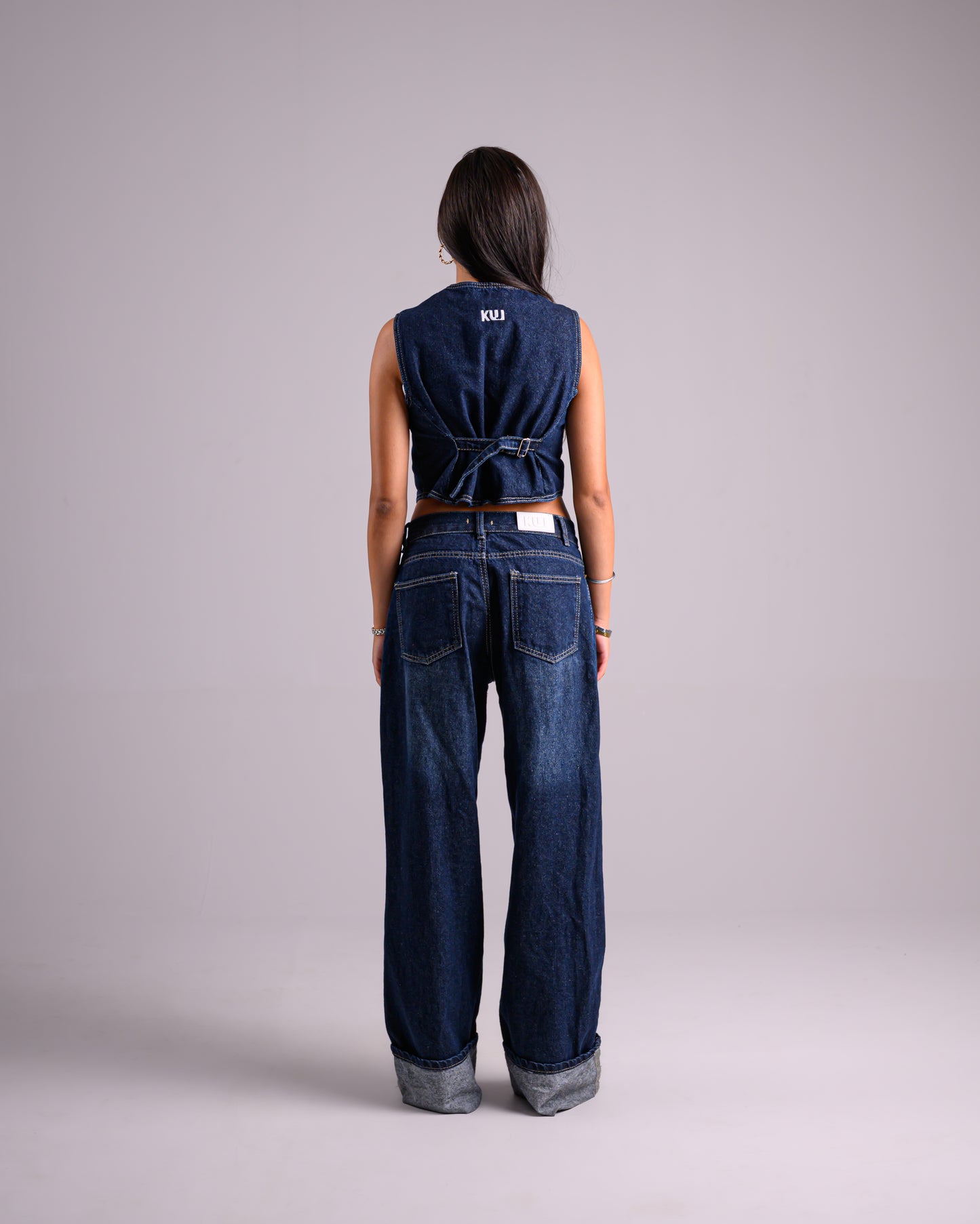 The Framed Denim Pants