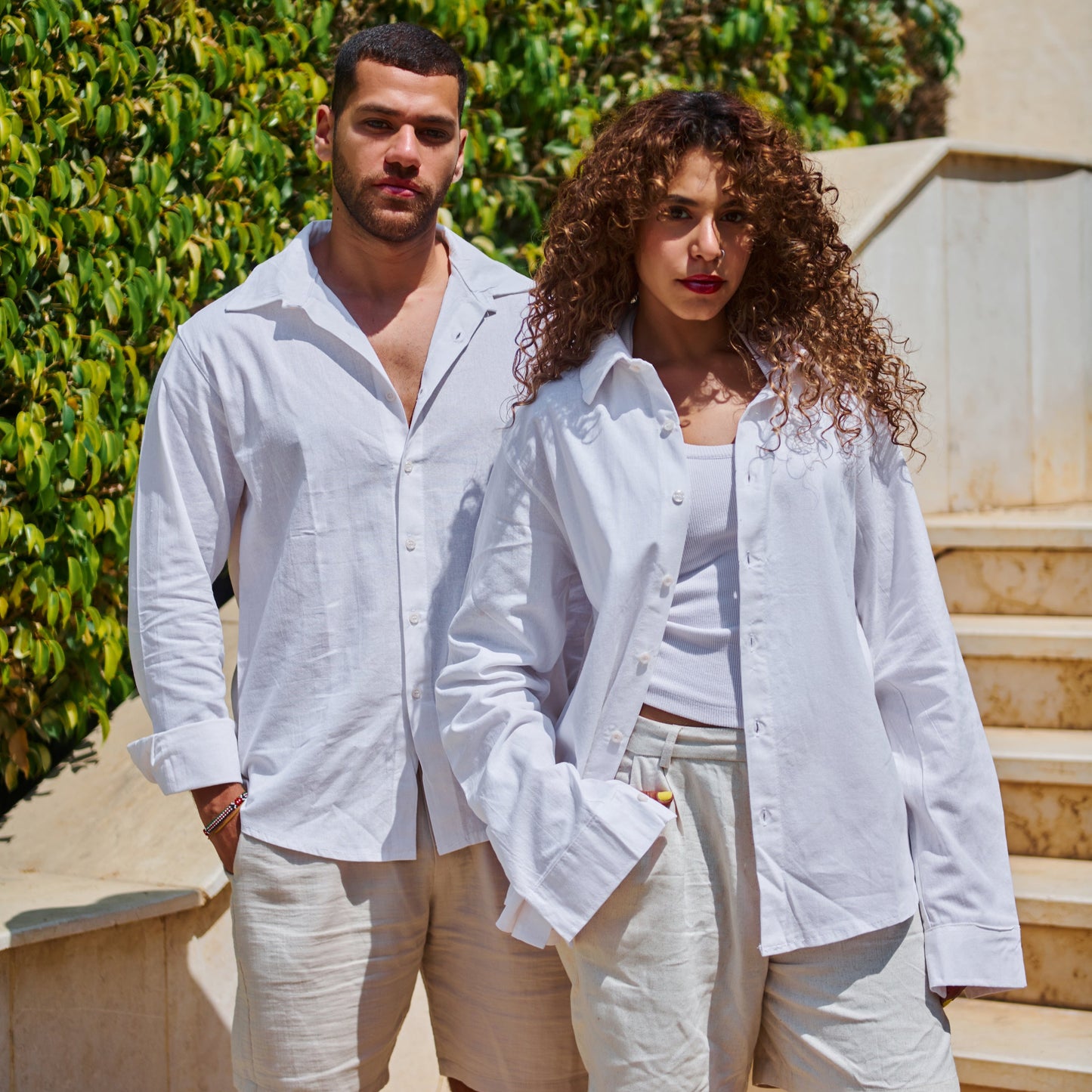 The Linen Shirt in White