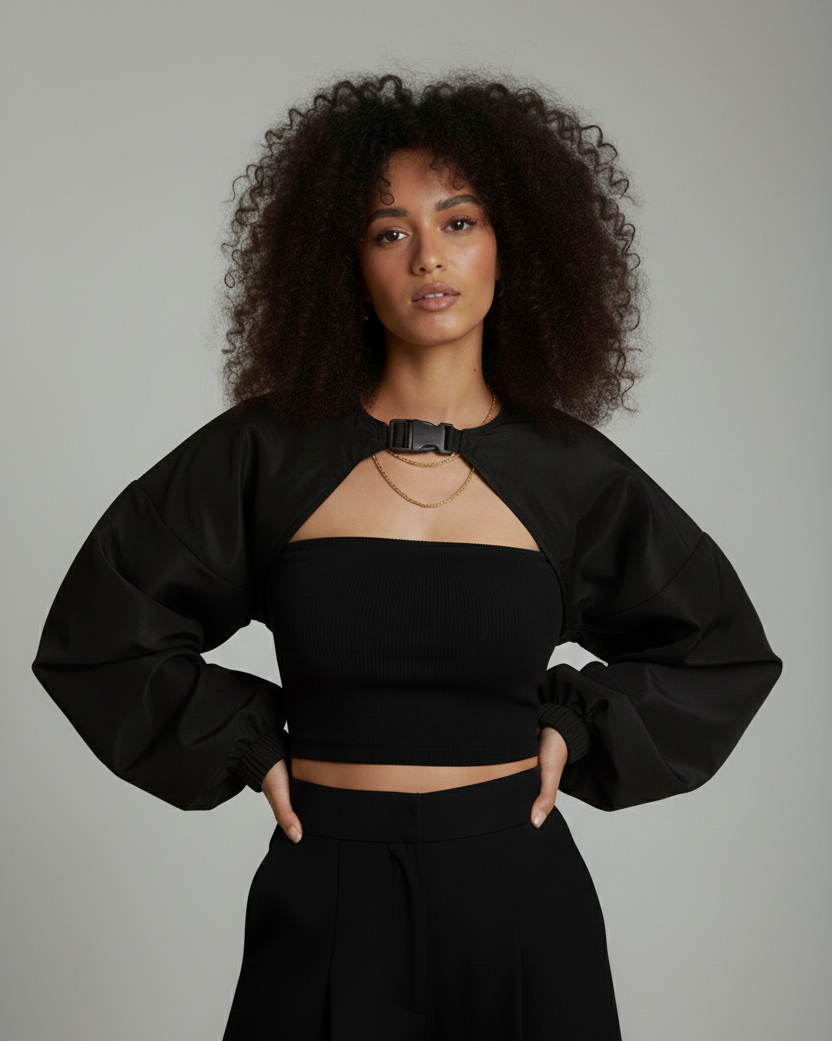 THE DISSENT JACKET in Black