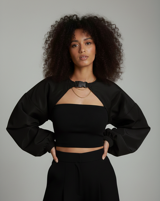 THE DISSENT JACKET in Black