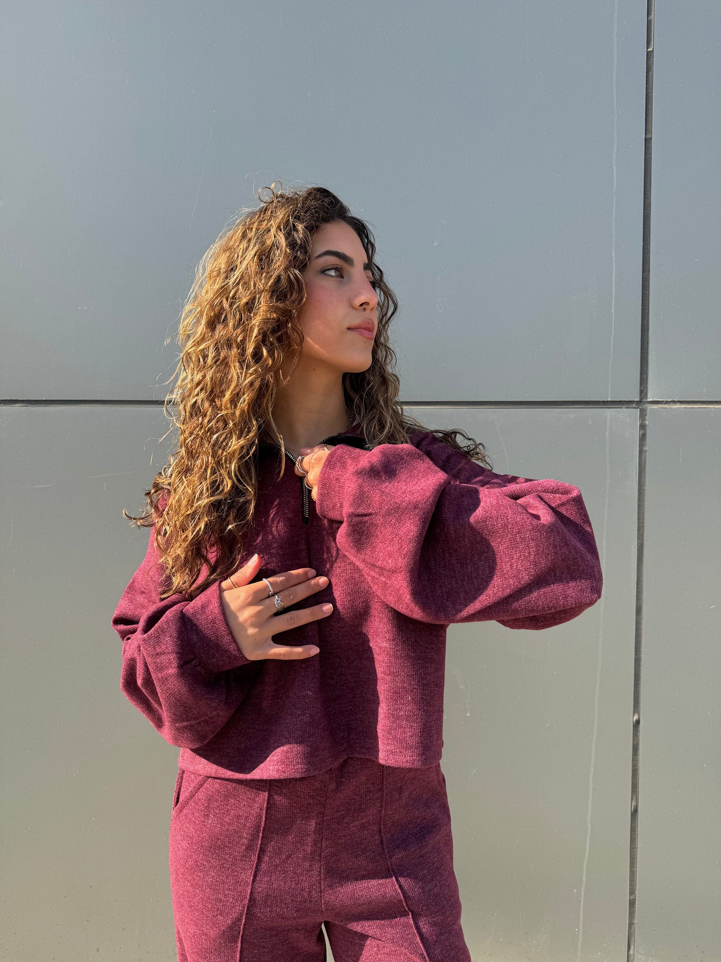 The Comfiest Set in Burgundy